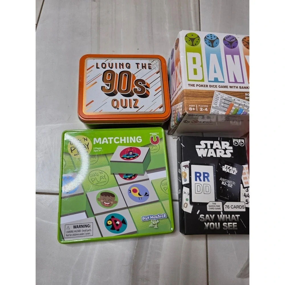 Family Game Bundle Banx Star Wars Say What You See Pokemon 90s Quiz Take N Play